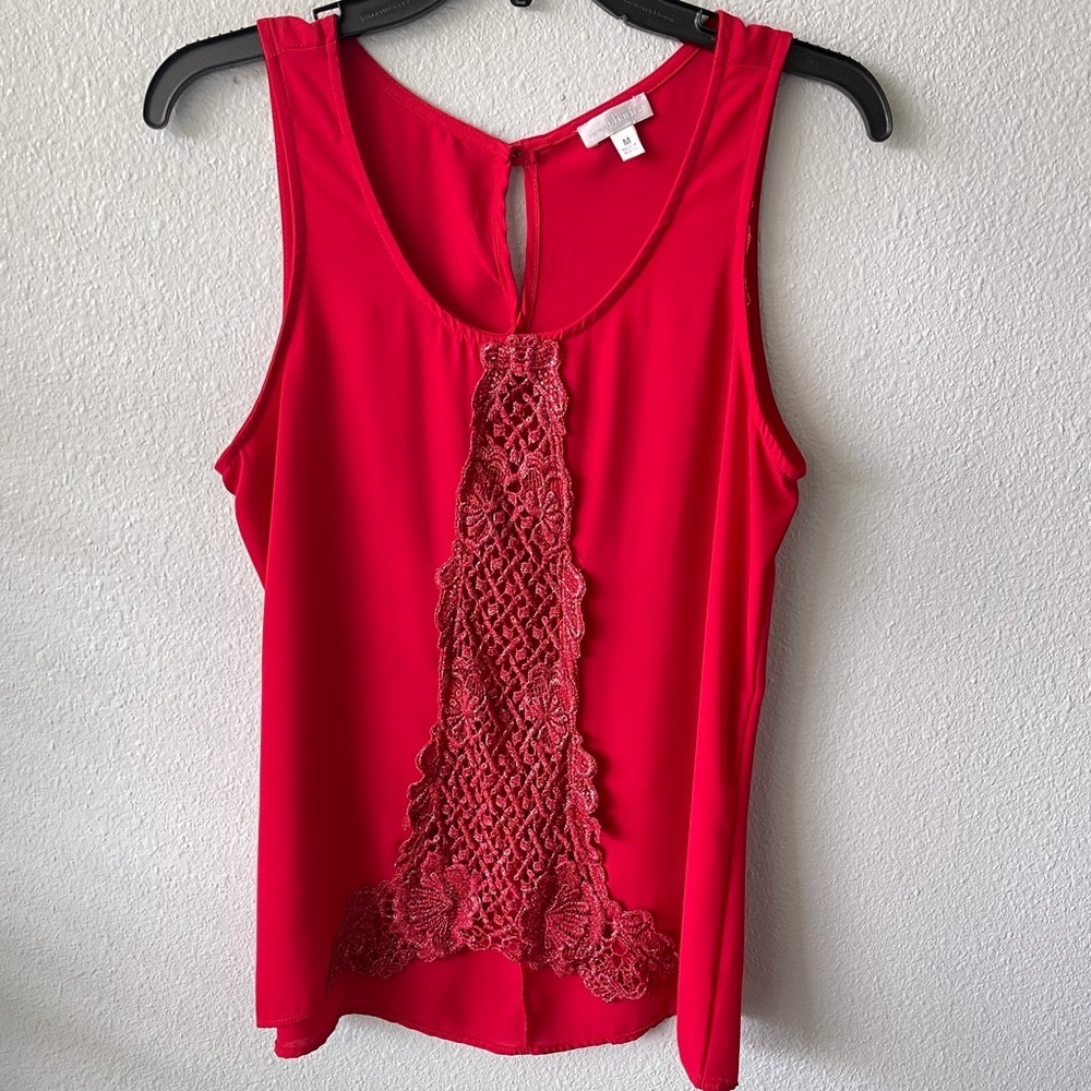 Charming Charlie Red Tank Top